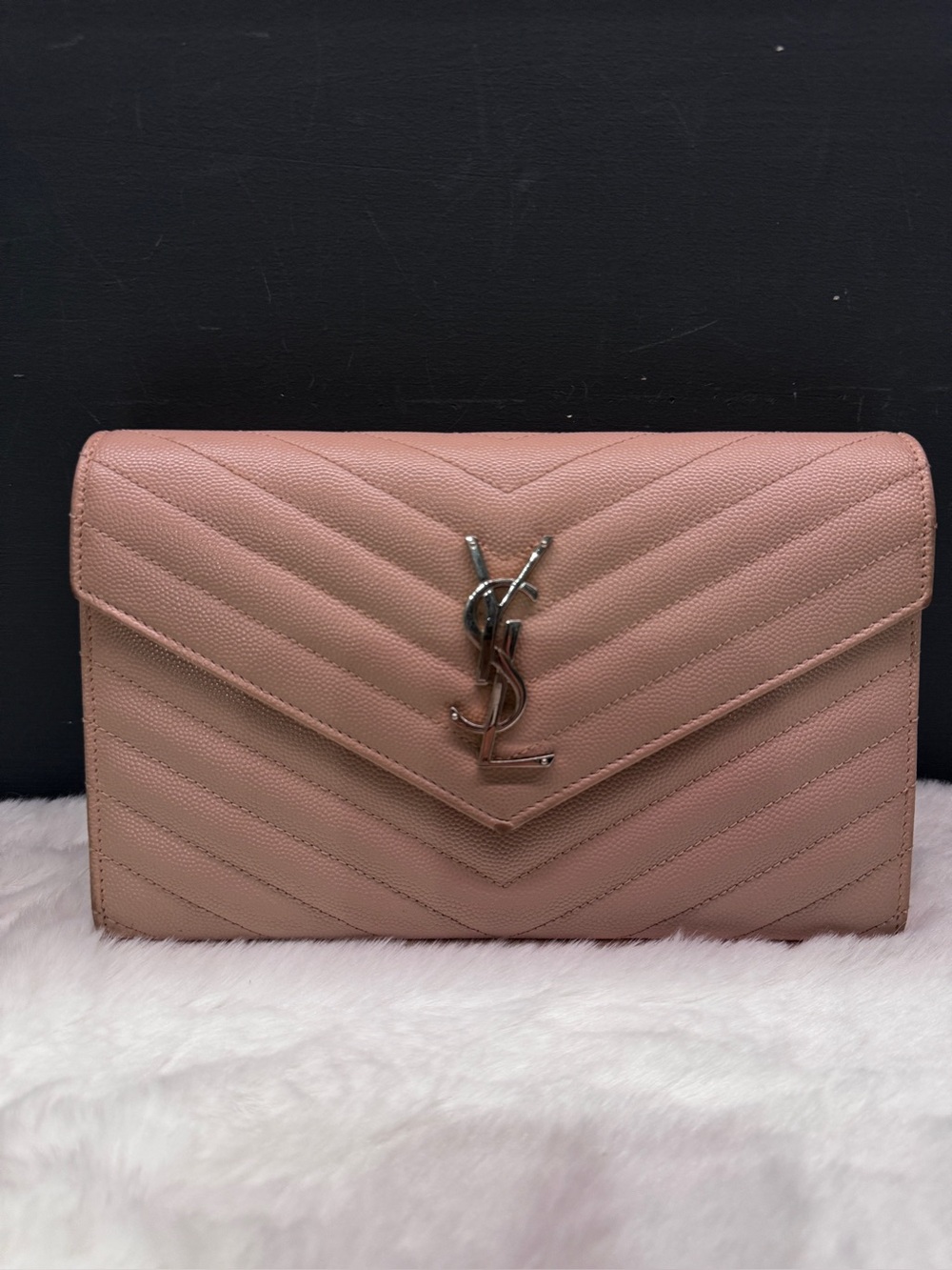 #6 YSL Envelope Pink Caviar